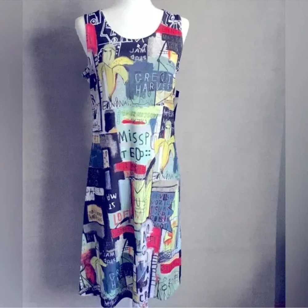 Inoah Wearable Art Midi Dress